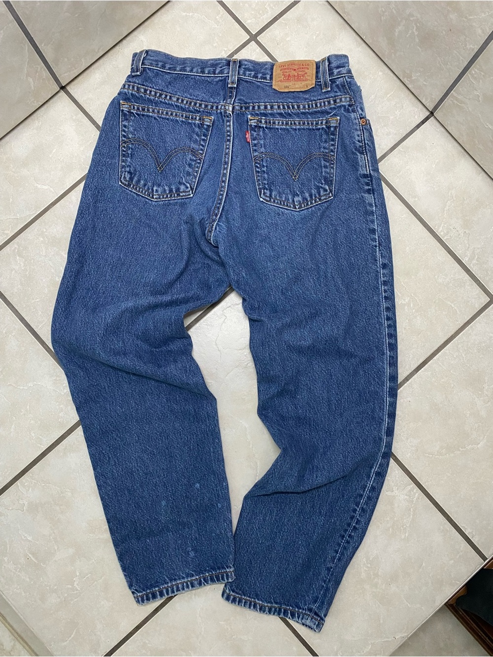Levi's 550s Women’s size 10 Short Jeans - Blue Denim